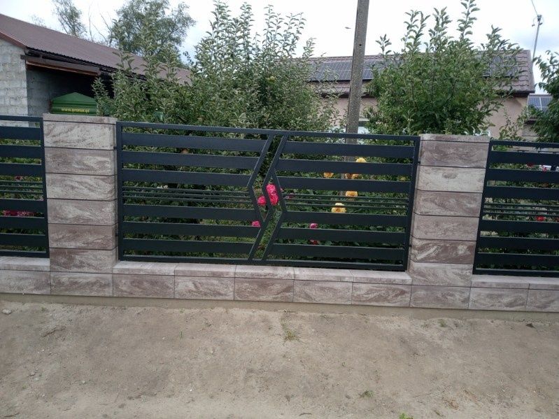 Brama przesuwna ,brama skrzydłowa,płot, przęsło