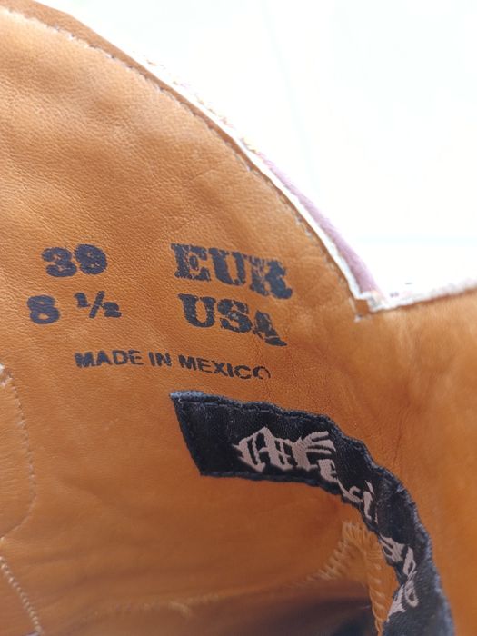 Чоботи Old Gringo 39р, шкіра