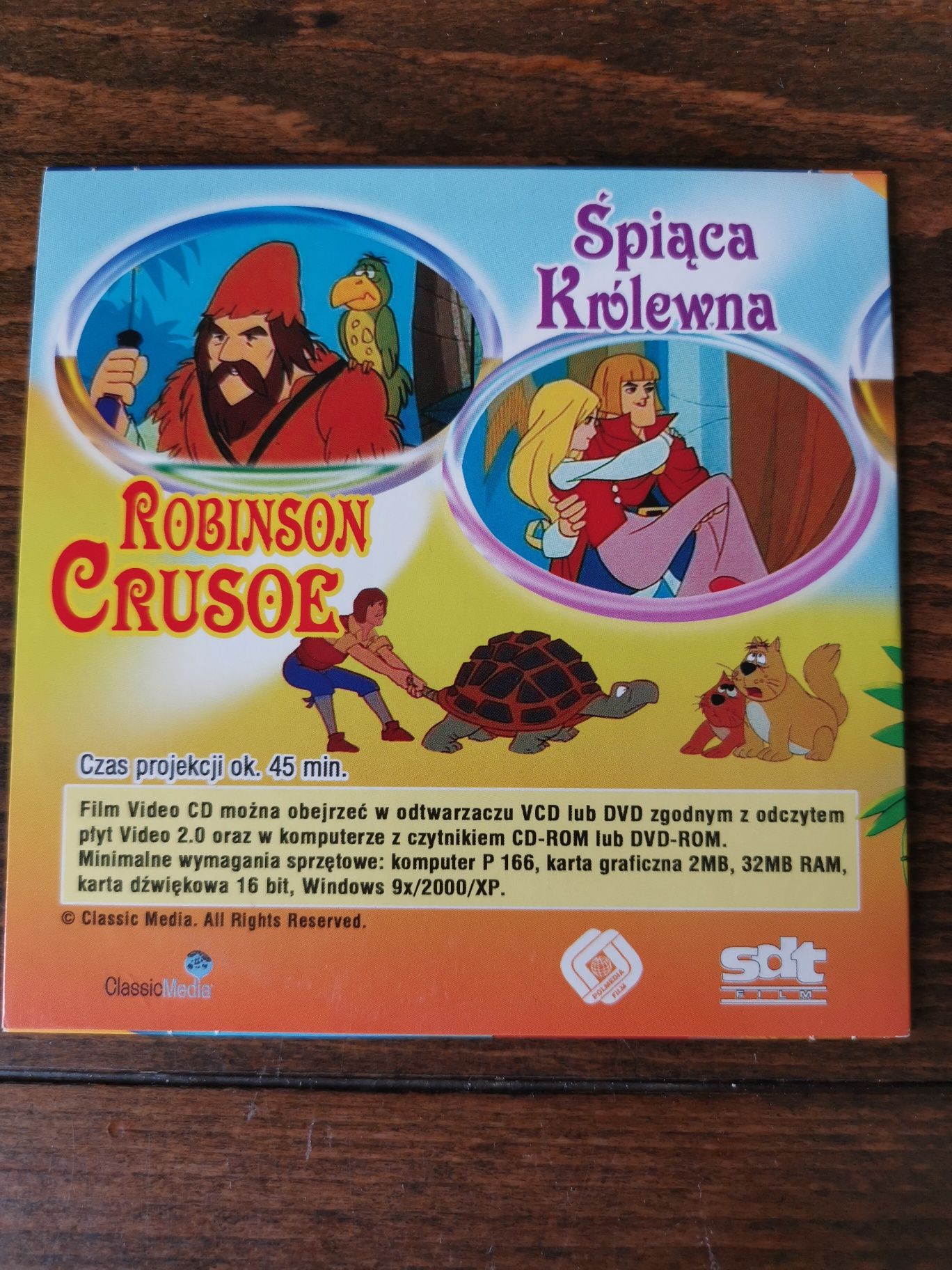 Robinson Crusoe film na VCD.