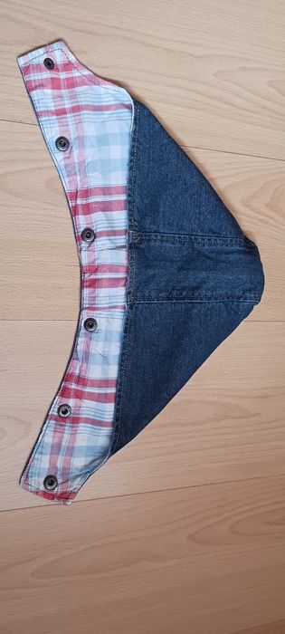 Casaco de ganga com capuz para criança - 5 a 6 anos