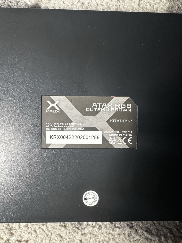 Klawiatura KRUX ATAX RGB KRX0042 outemu mechanical