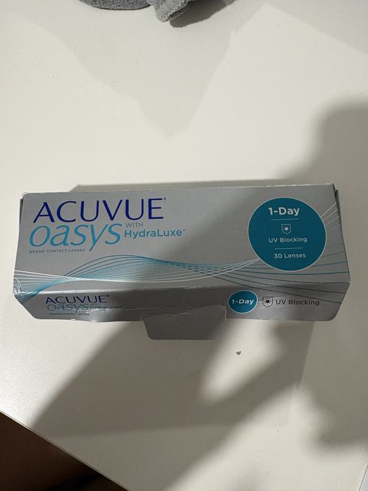 Soczewki kontaktowe jednodniowe Acuvue oasys with HydraLuxe -4.5