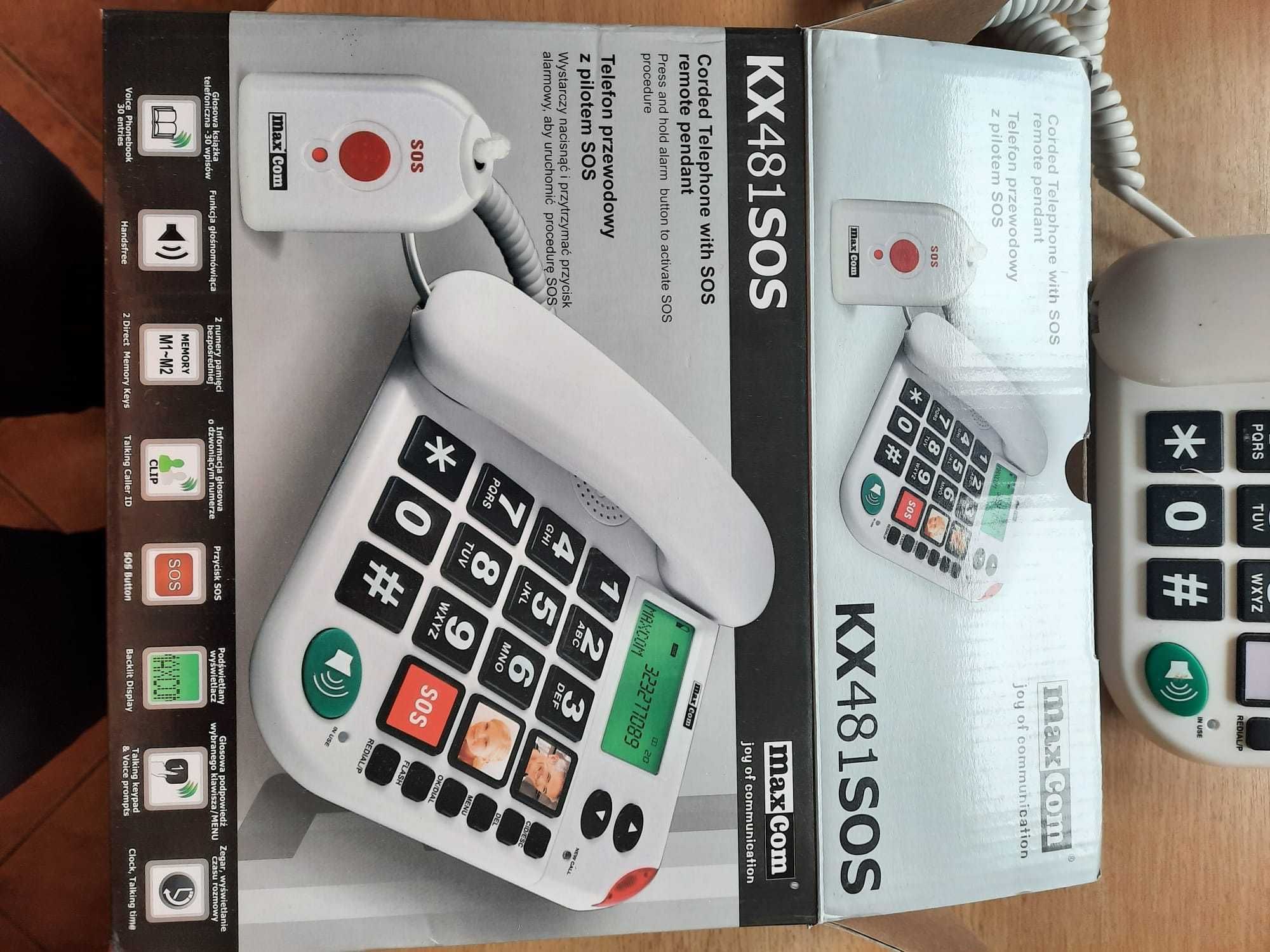 Telefon stacjonarny dla seniora