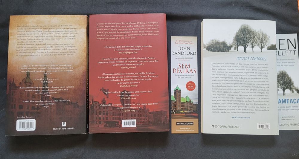 3 livros por 15€ ken follett