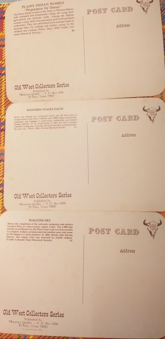 Postais muito antigos