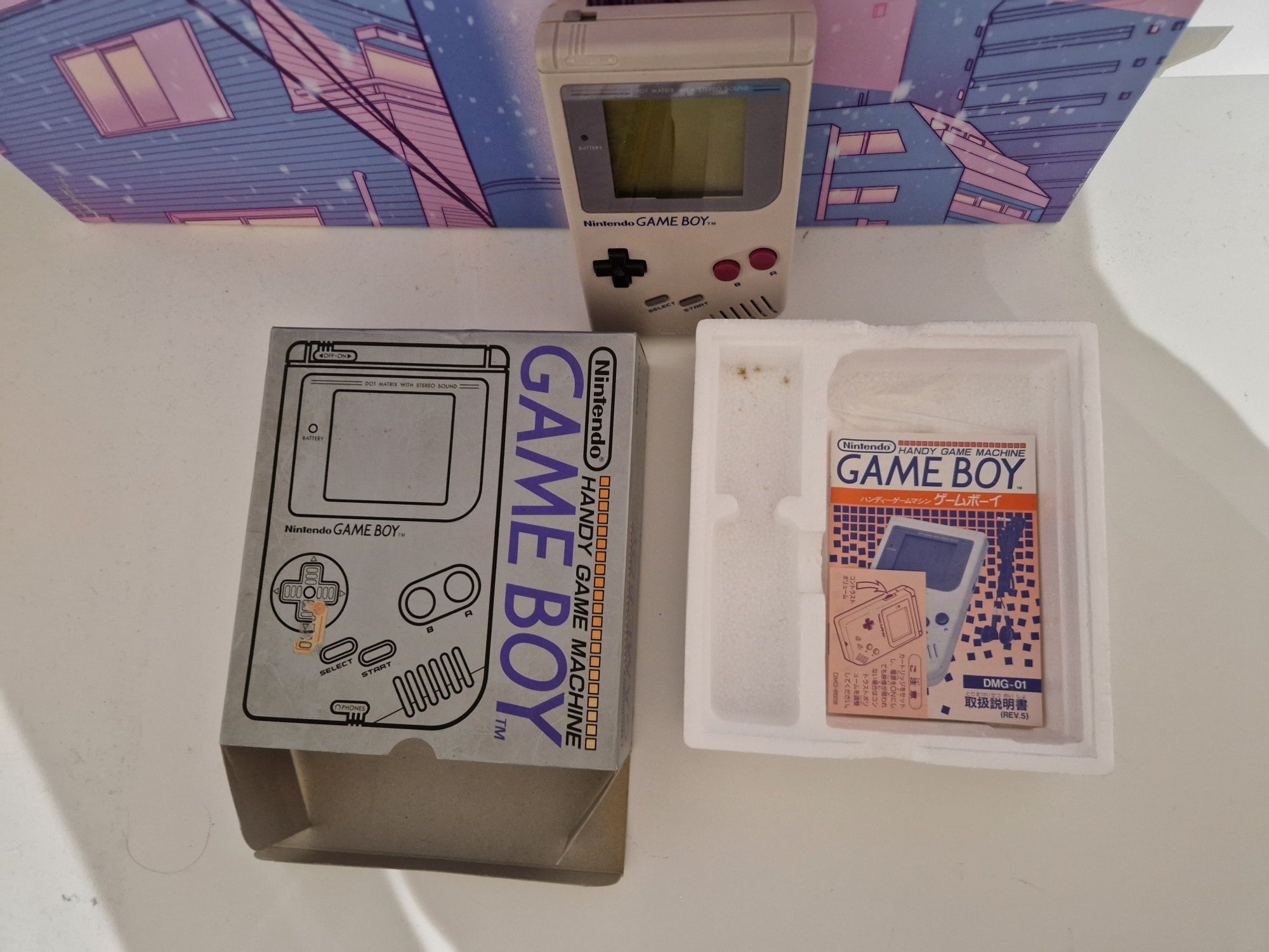 GAMEBOY Original Classic  (zestaw, konsola, sprawna, pudełko)