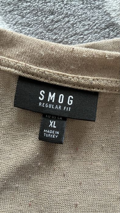 Bezowy tshirt smog new yorker XL/42