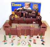 TIMPO Toys Forte Alamo com caixa original ofereço 19 bonecos arbustos