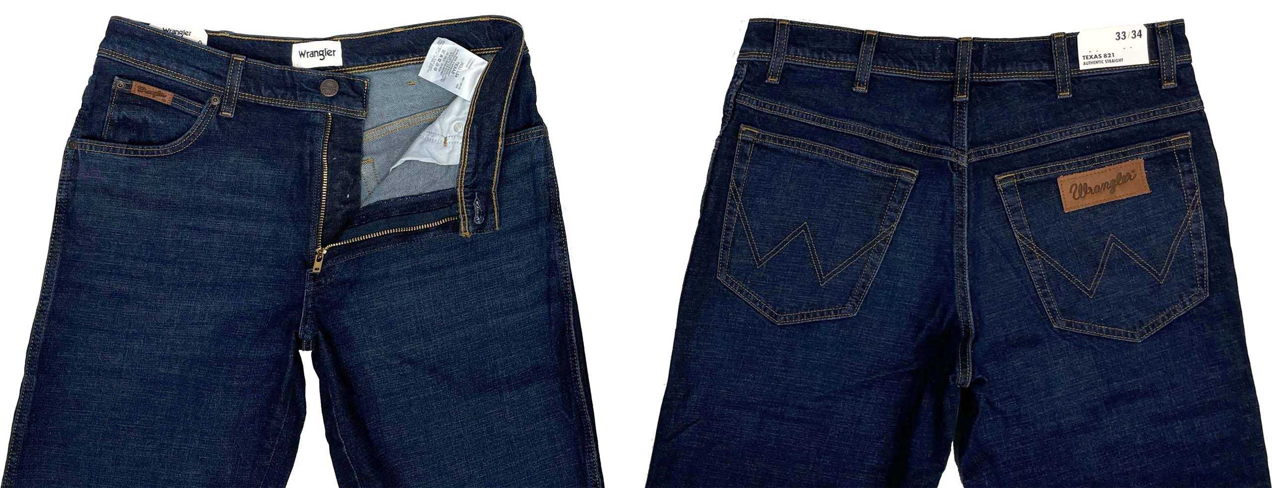 Spodnie męskie Wrangler Texas 821 Midnight Haze Straight W33 L34
