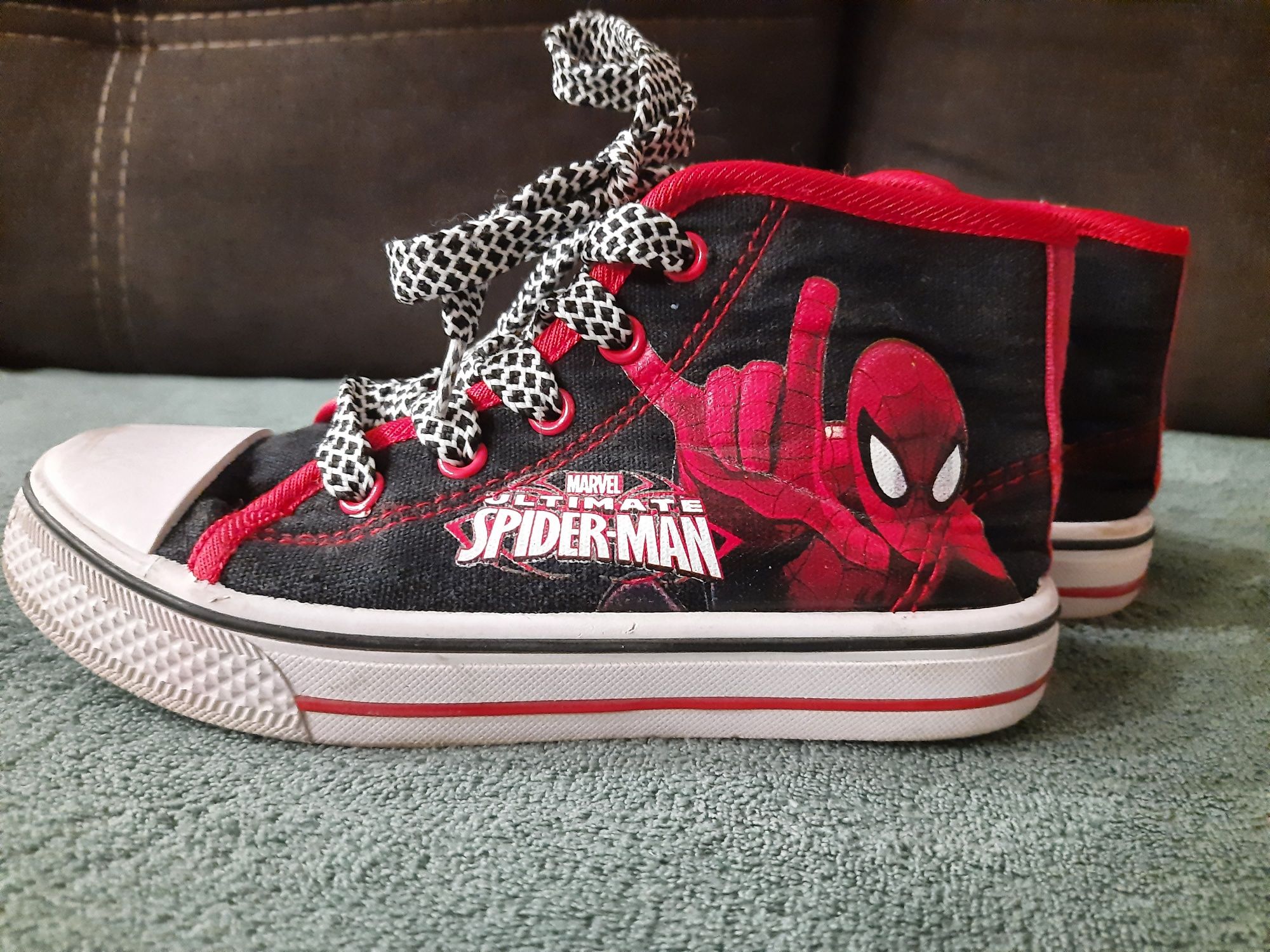 Wysokie trampki spiderman 30