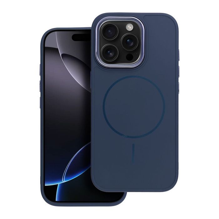 Futerał FRAME MAG COVER kompatybilny z MagSafe do IPHONE 11 granatowy