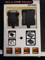 Адаптер-перехідник  VGA to HDMI with Audio