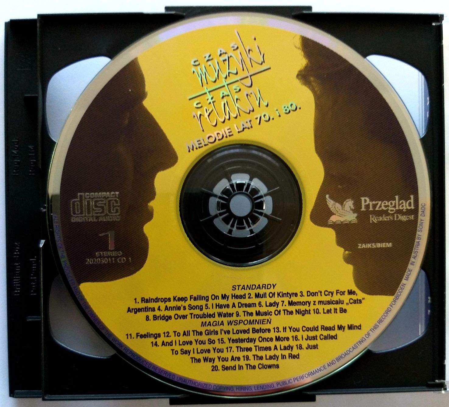 Czas Muzyki Czas Relaksu Melodie Lat 70 i 80 5CD Box 1997r
