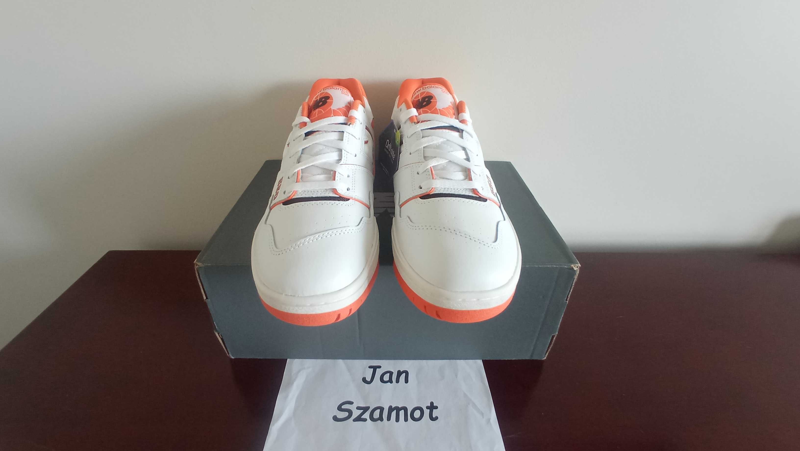44 Buty New Balance 550 Syracuse BB550HG1 Orange White