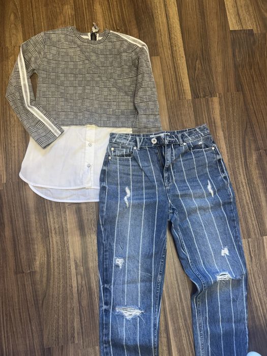 Джинси Zara костюм Tommy Hilfiger Fila на зріст 140-152