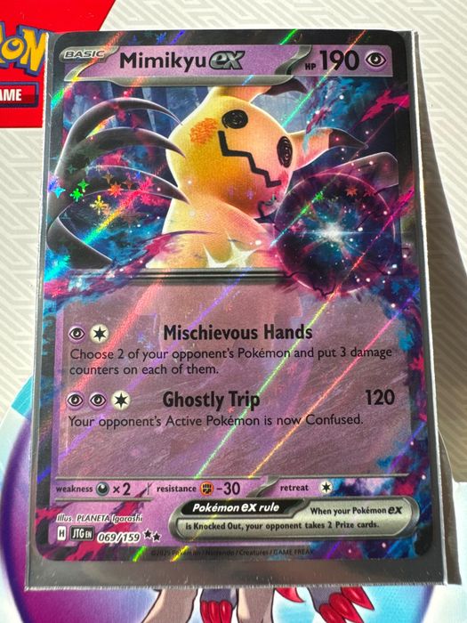 Karta Pokemon TCG Mimikyu ex