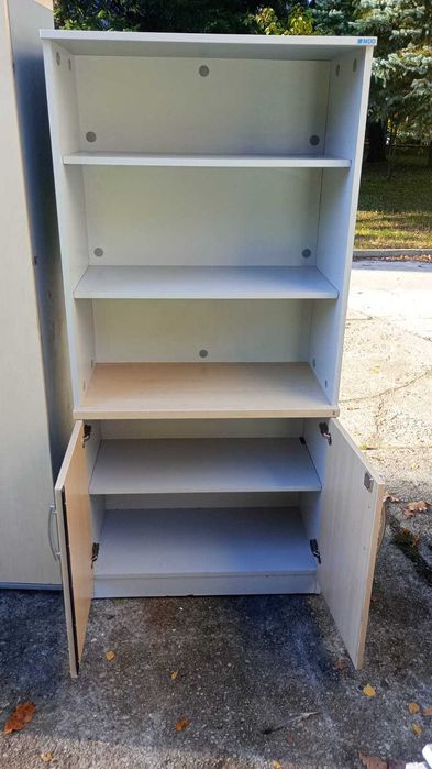 Regał szafa aktowa półotwarty MDD szafy regały półotwarte do biur domu