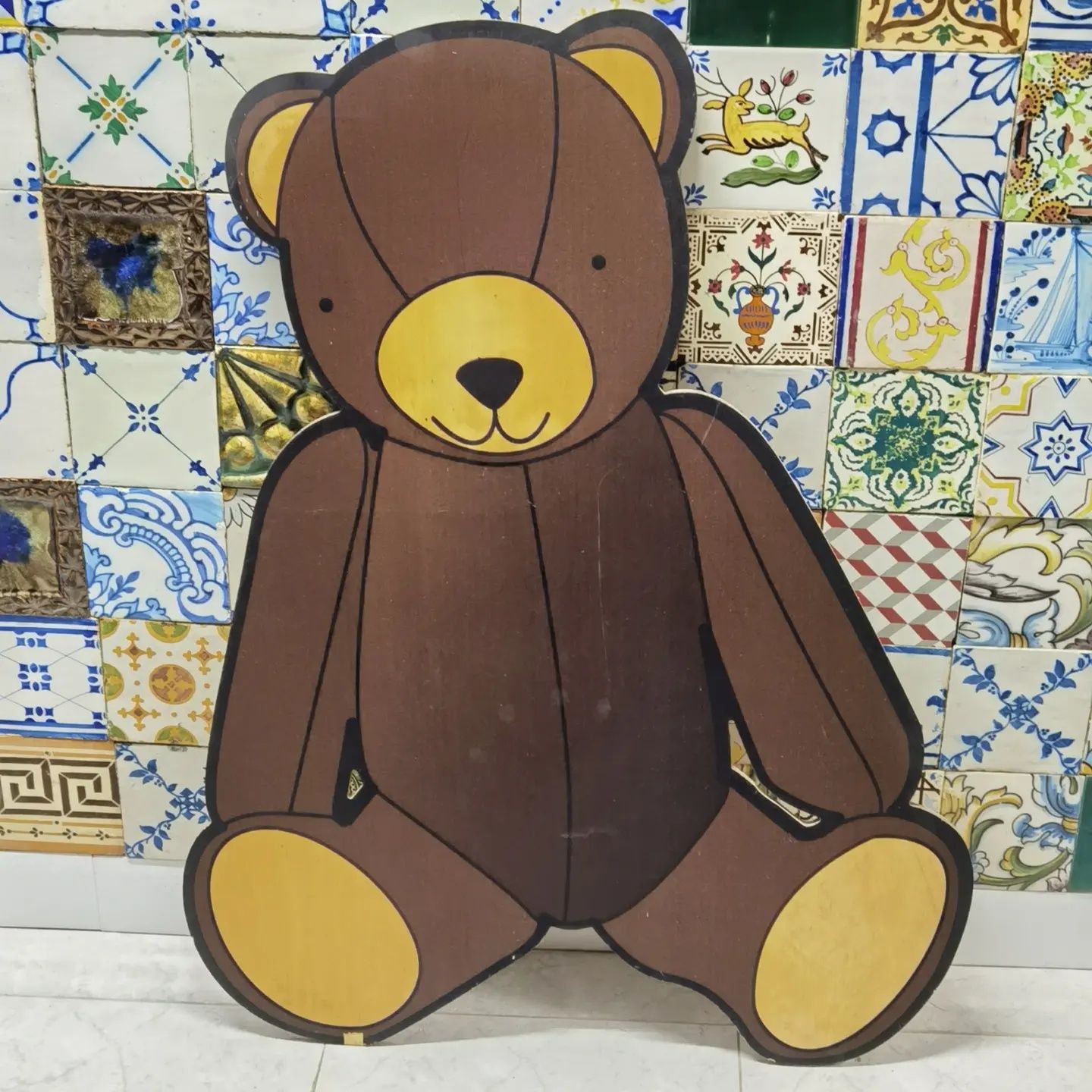 Teddy bear em Madeira com 95cms