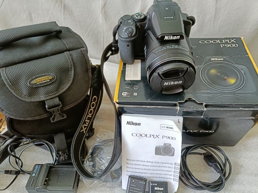 NIKON Coolpix P900 Максимальний Зум 83-x (Wi-fi, NFC, GPS) Як новий!