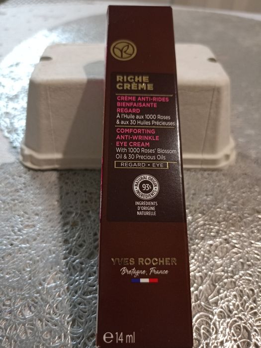 Riche Creme przeciwzmarszczkowy pod oczy 14 ml Yves Rocher, nowy