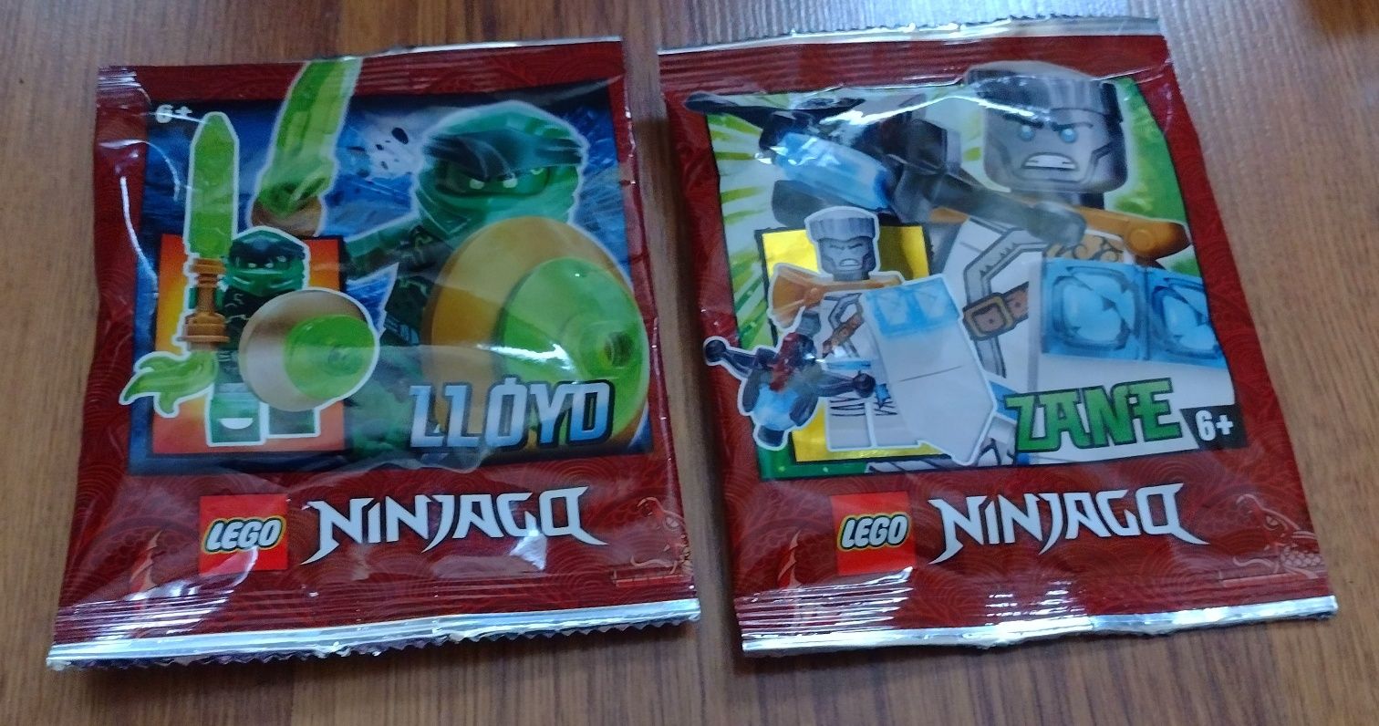 5 polybagów/saszetek LEGO ninjago