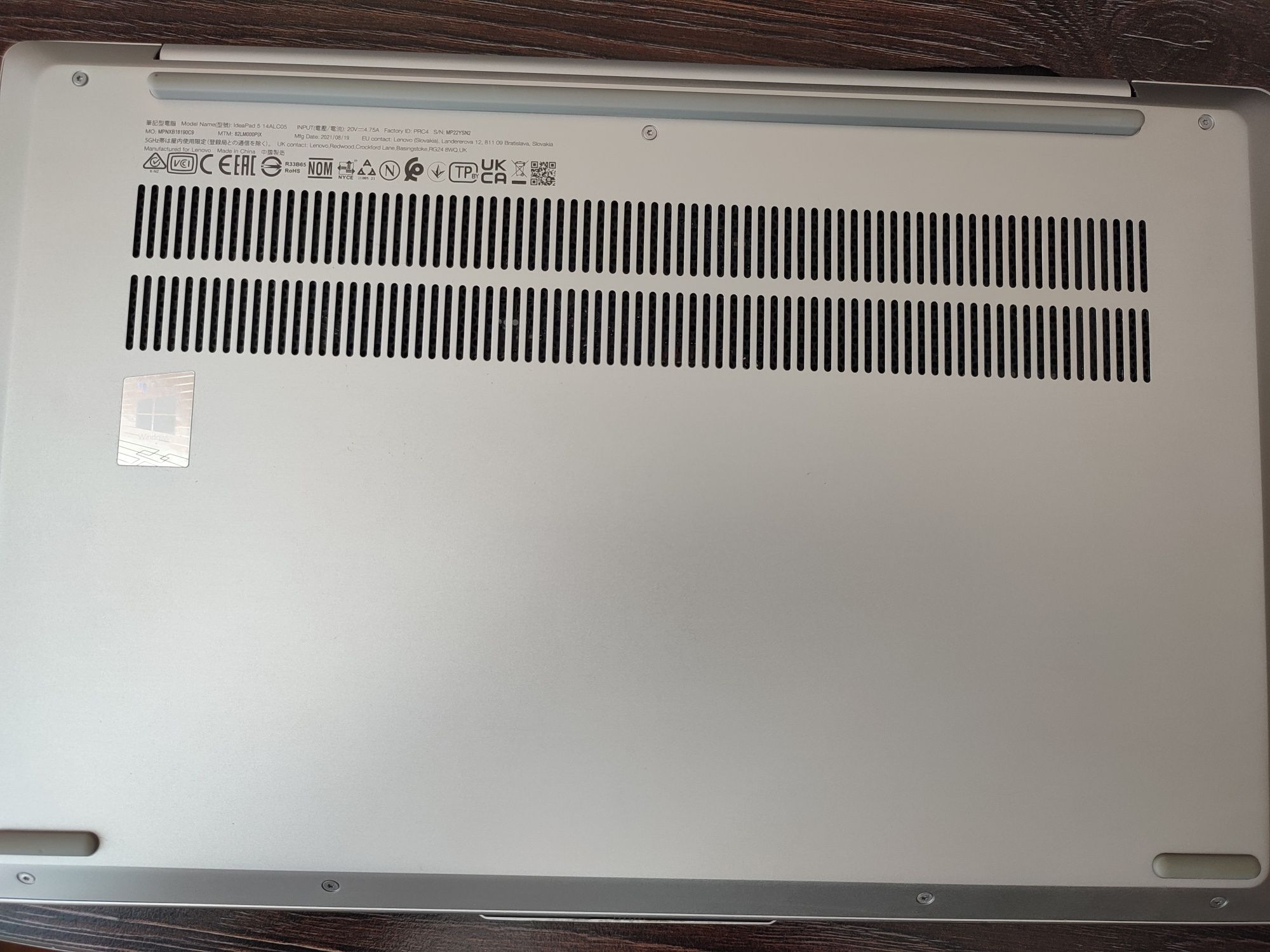 Lenovo ideapad 14ALC05, Ryzen 5 5500U,m2 512gb