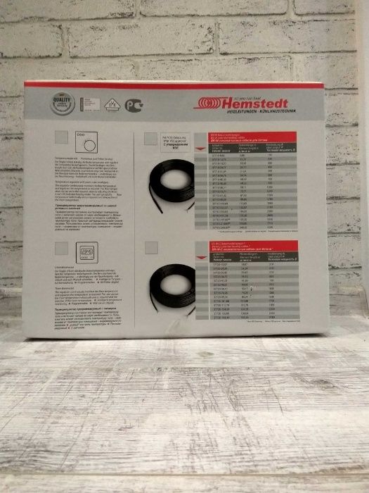 Греющий кабель Hemstedt Германия Теплый пол электрический