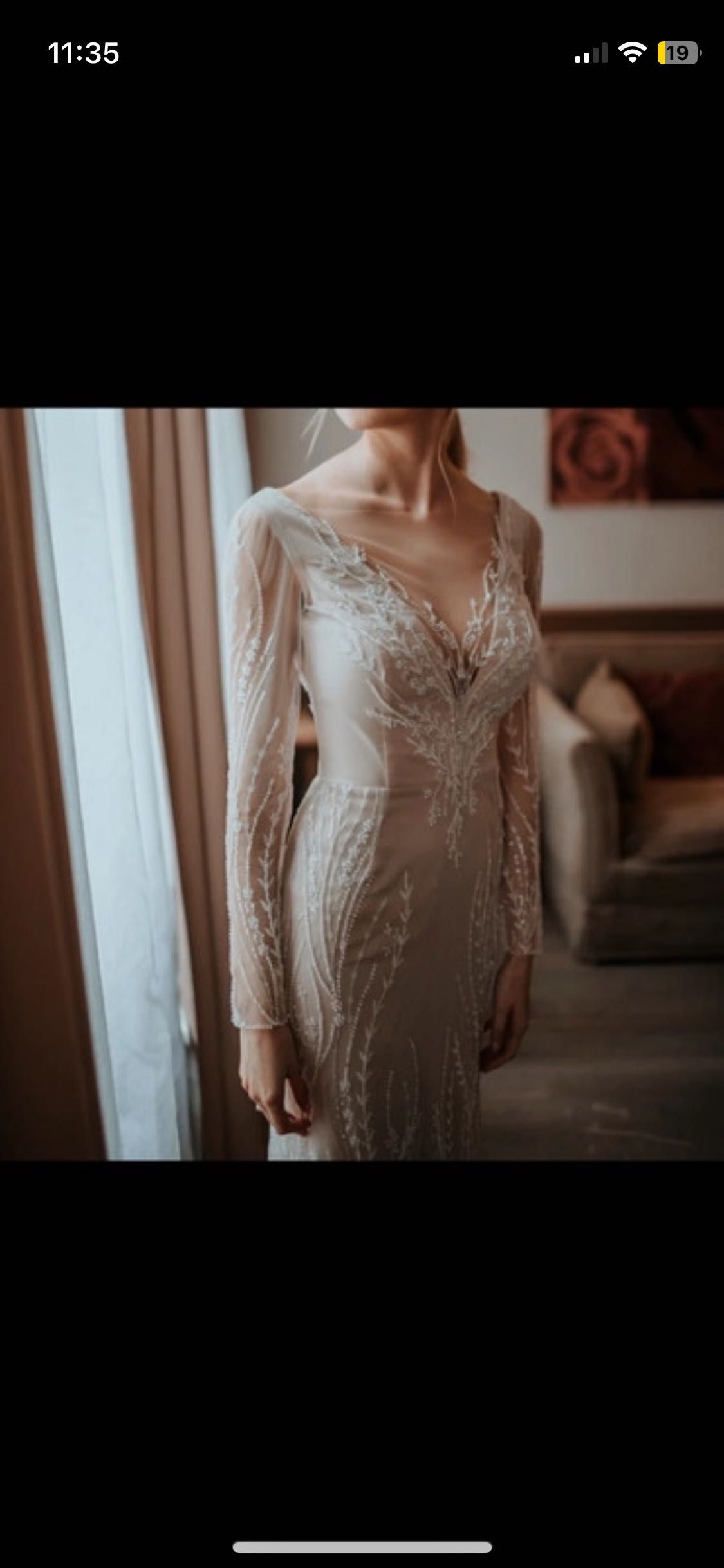 Suknia ślubna projektu Agaty Gajek