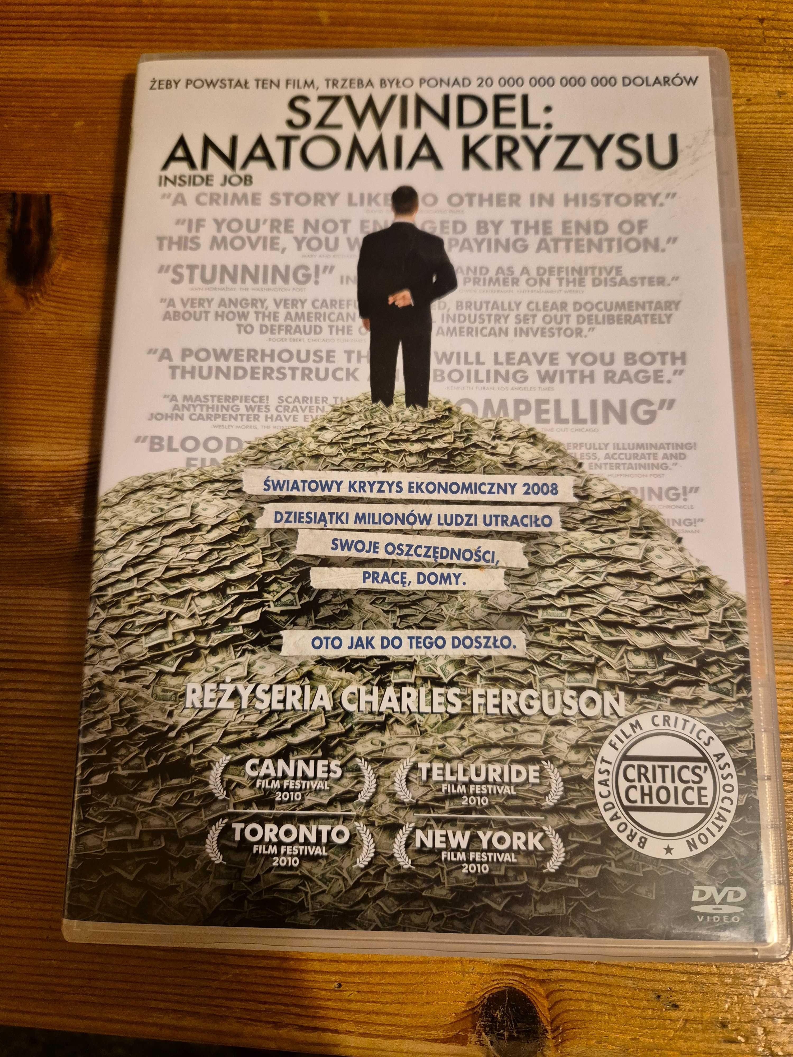 Szwindel: Anatomia kryzysu (Inside Job) reż. Charles Feguson DVD