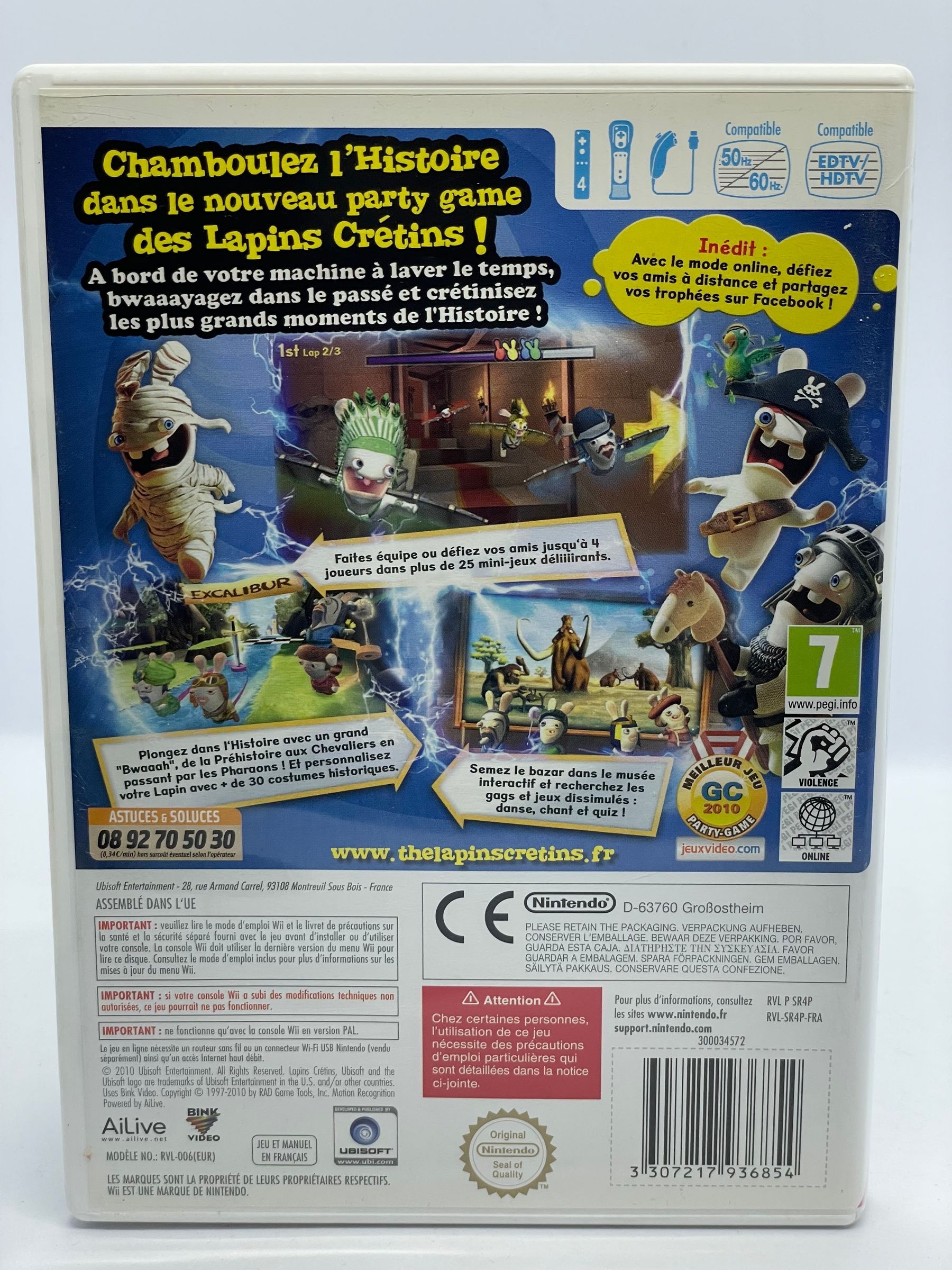 Raving Rabbids Travel In Time Nintendo Wii Po Angielsku