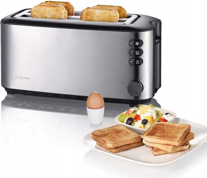 Toster Severin Toster AT 2509 stal szlachetna srebrny/szary 1400 W