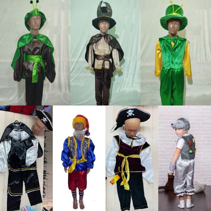 Прокат дитячих карнавальних костюмів 92-152рЛівий берег 200-250 грн