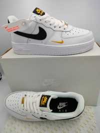 Hit Nike Air Force 1 czarno złote r 37-45 skarpetki Nike gratis