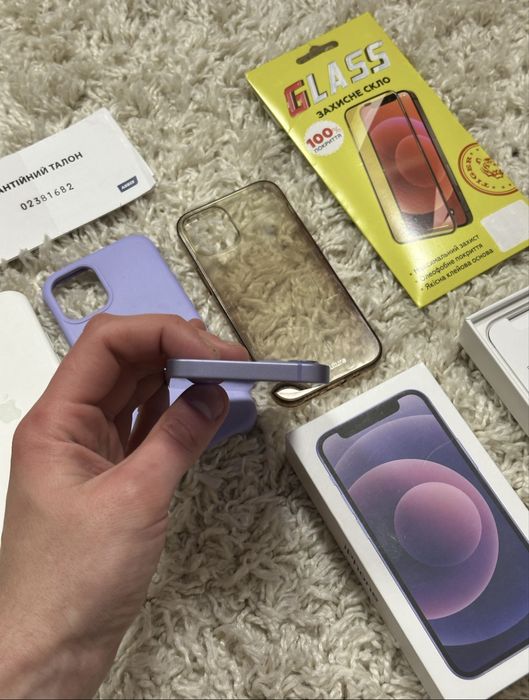 Apple iPhone 12 mini 256GB Purple ~ 90% Neverlock