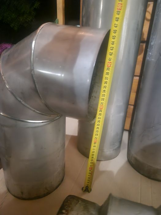 Труба димоходу 200 мм, нерж сталь 0,5 мм