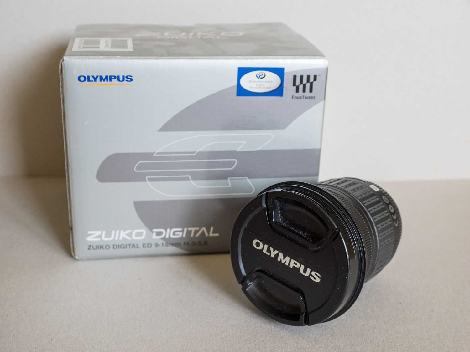 Obiektyw Zuiko Digital ED 9-18mm f4.0-5.6, system 4/3.