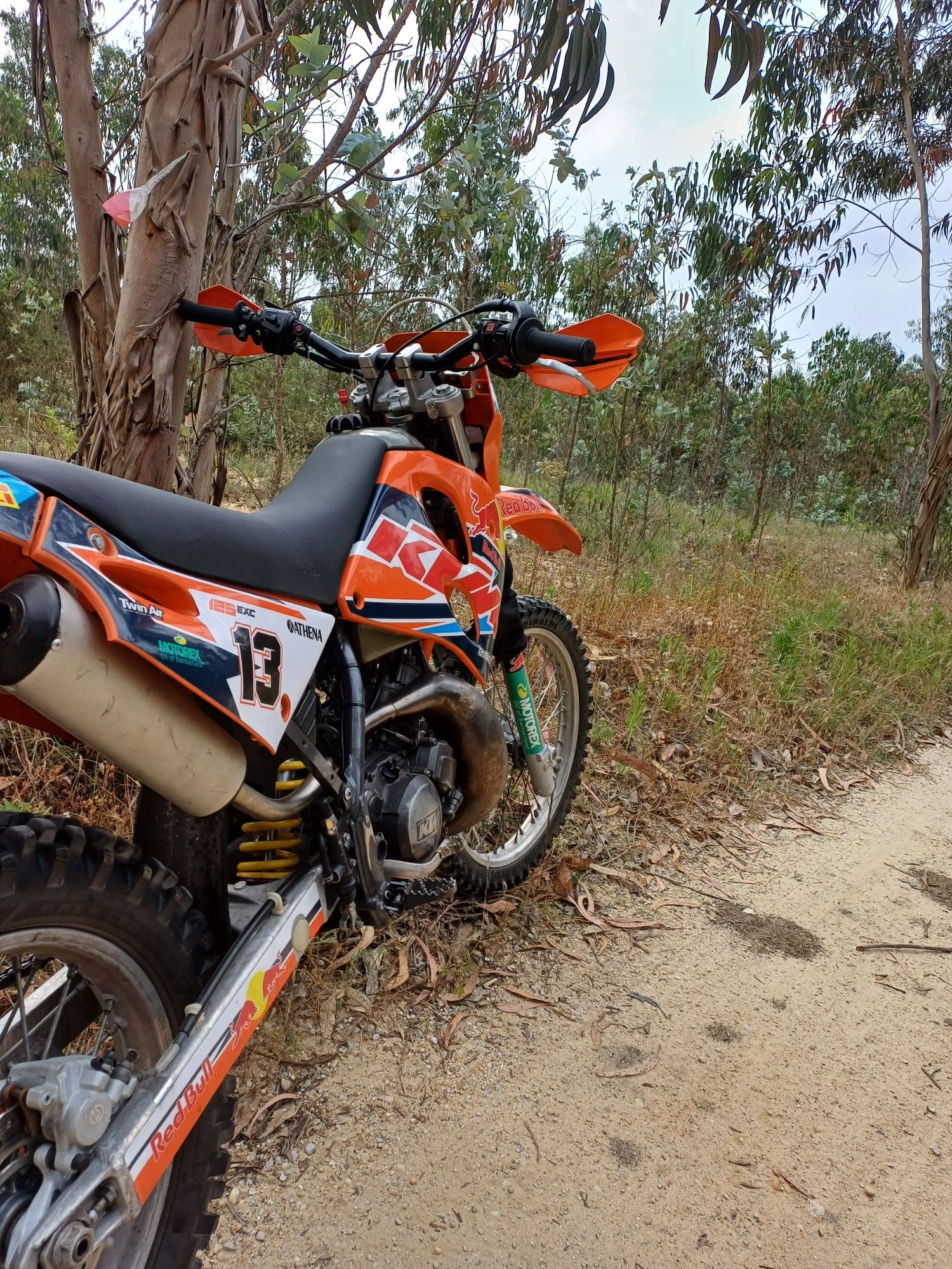 mota ktm 125cc com kit athena para 175cc