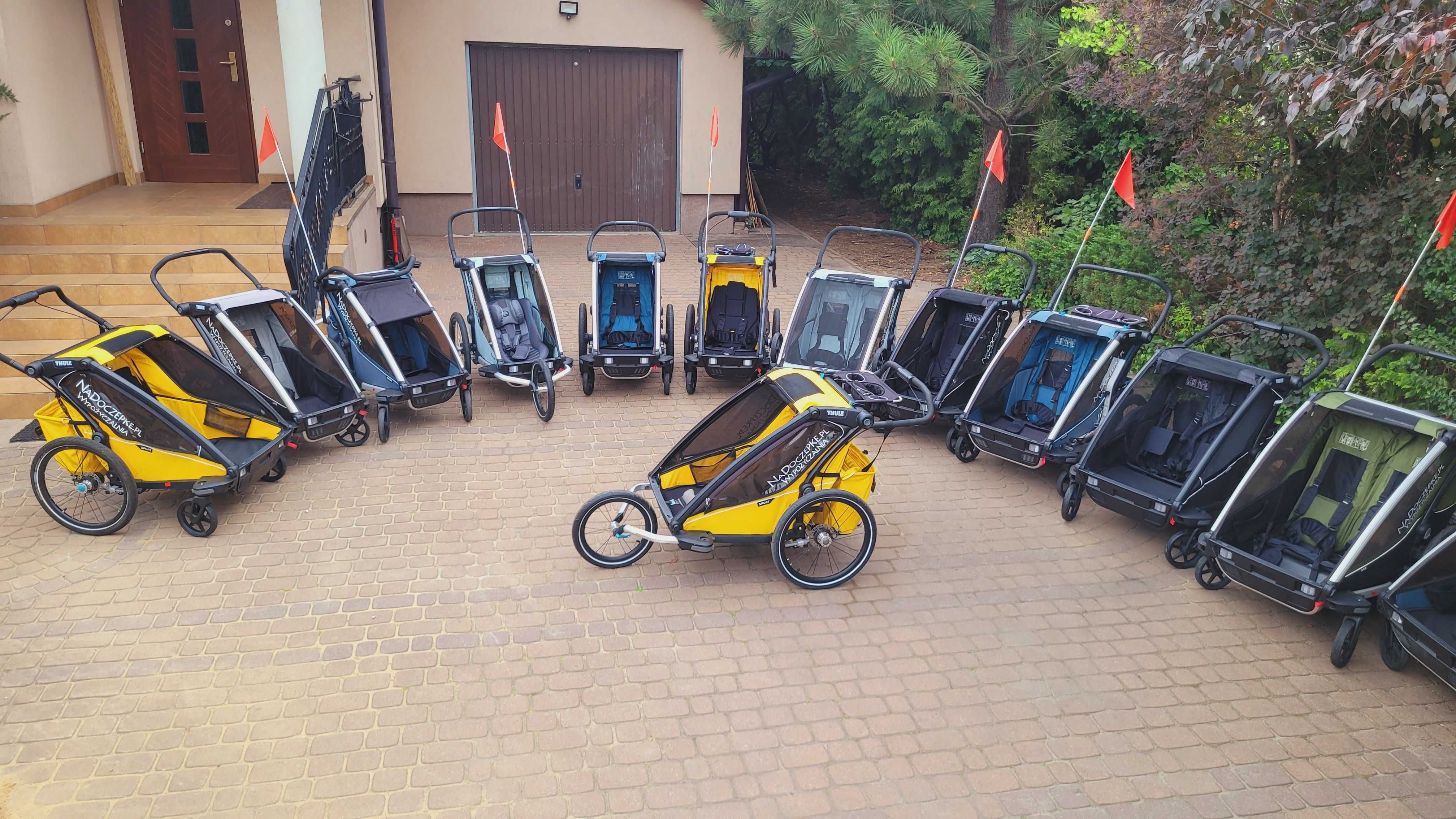 Przyczepka rowerowa Thule Sport Cross 1 2 Cab Lite wynajem wysyłkowy