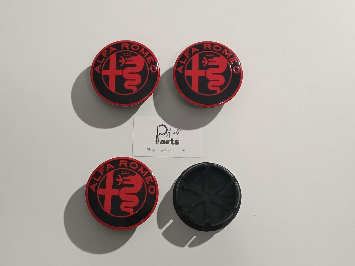 Centros de jante Fiat Alfa Romeu 50/60mm
