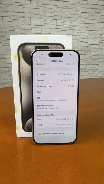 iPhone 15 Pro *Jak Nowy*