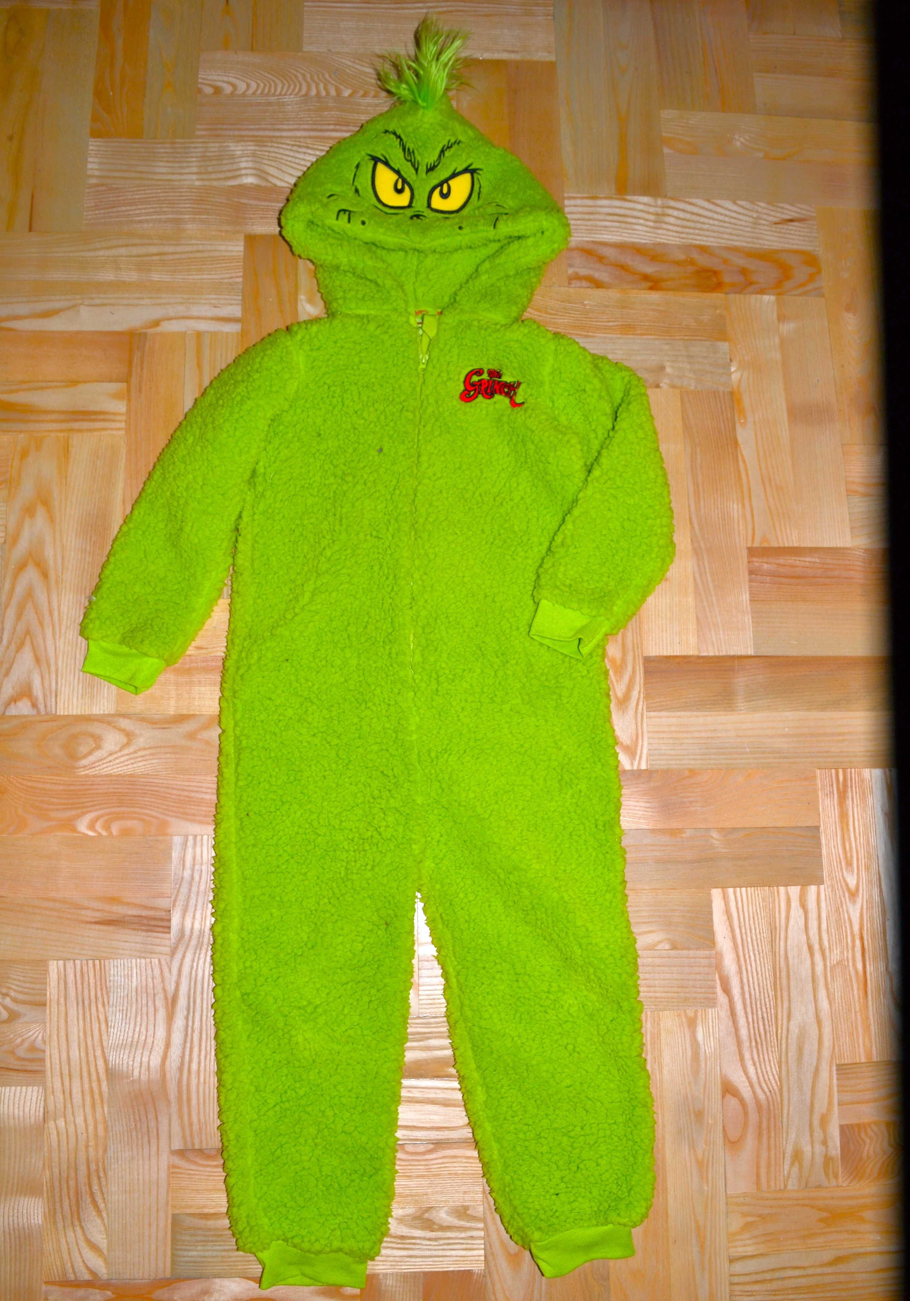 The Grinch strój przebranie kombinezon 8/9 Lat_128/134 cm