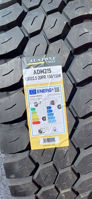 Opona 13R22.5 AMD215 AUSTONE ON/OFF Napęd Budowlana Transport Montaż