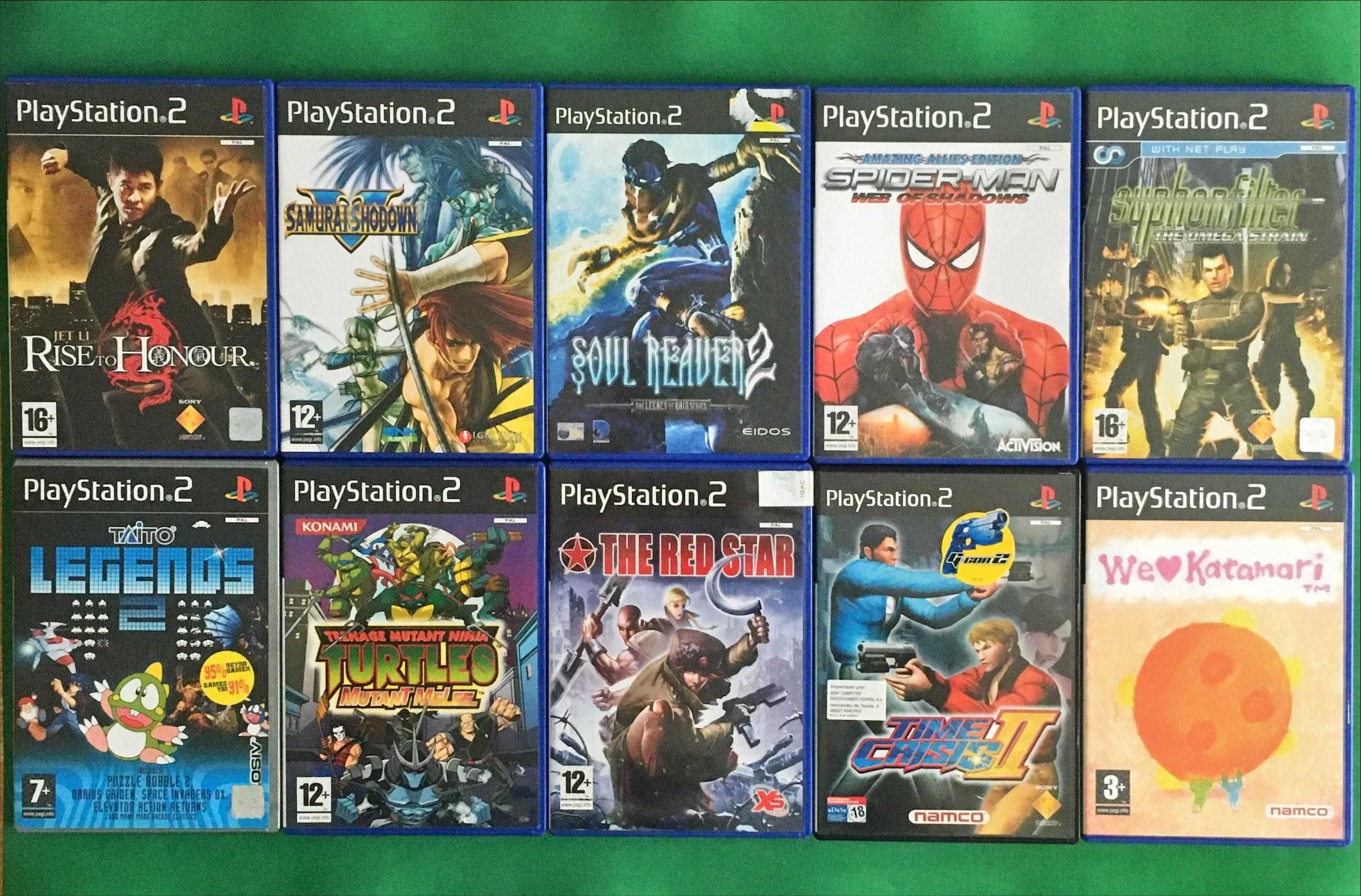 PLAYSTATION 2 PS2 Arc Devil Ghost Harvest King Taito TMNT DIVERSOS