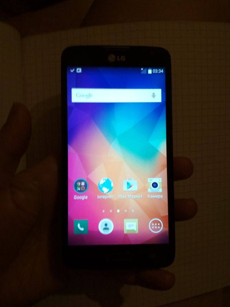 Смартфон LG L90 в рабочем состоянии