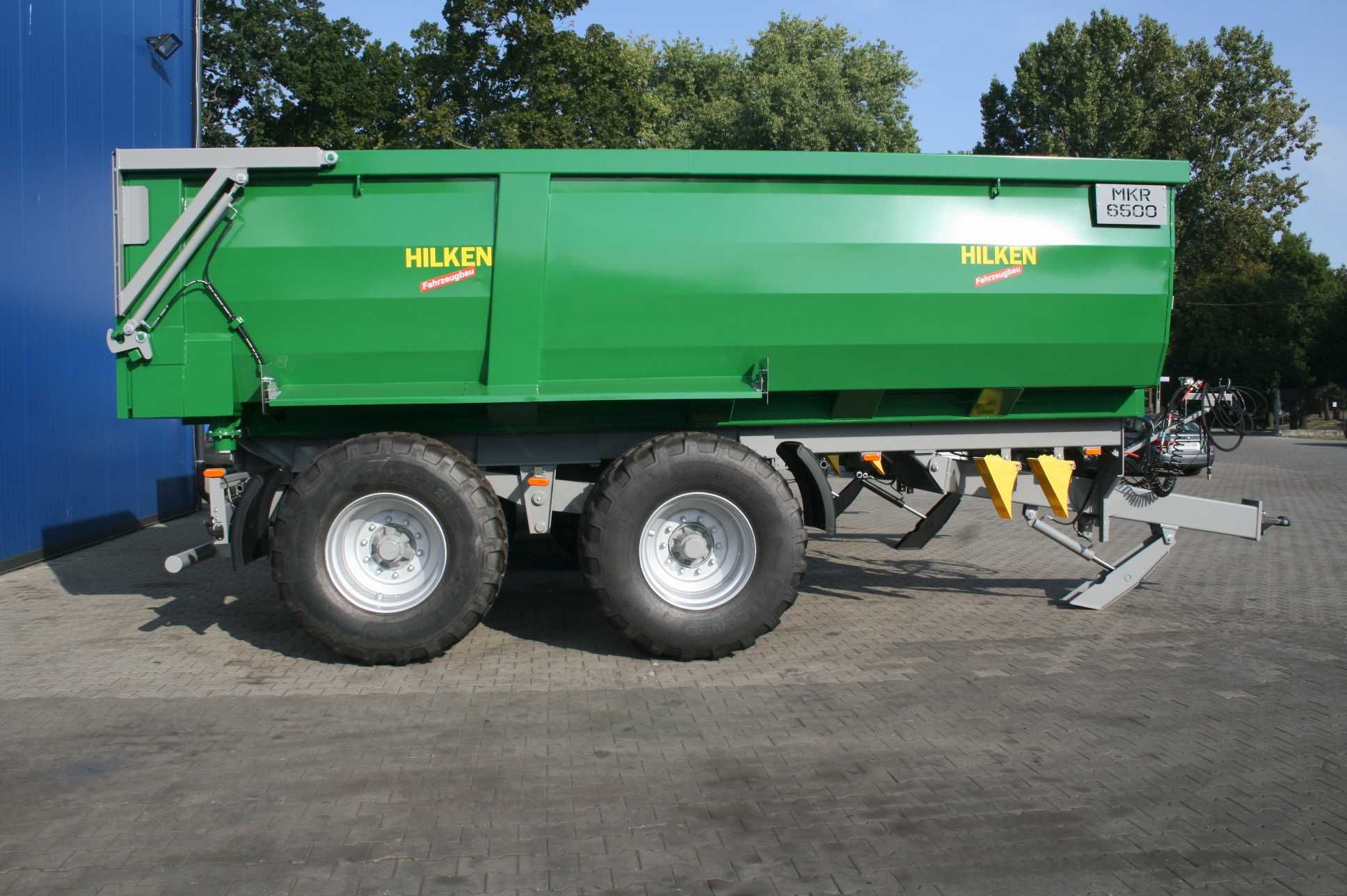 Przyczepa skorupowa MKR6500 od HILKEN Fahrzeugbau,koła 560/60R22,5