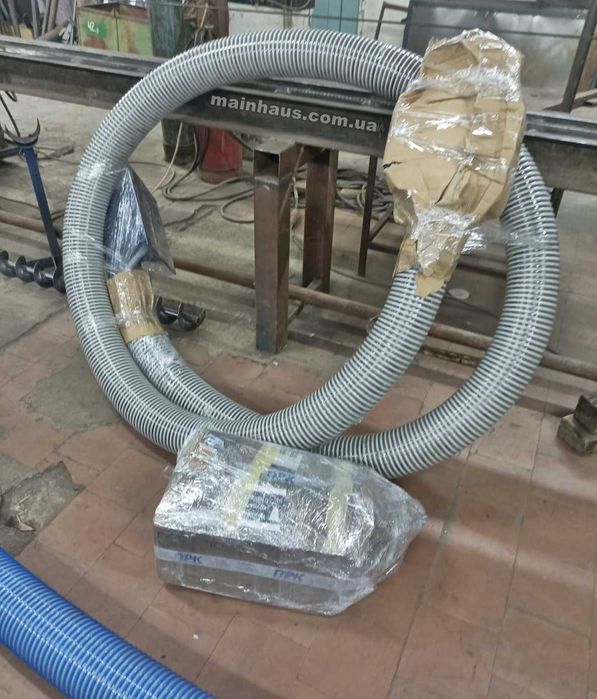 навантажуач зерна гнучкий шнек гибкий спіральний конвеєр для пеллети