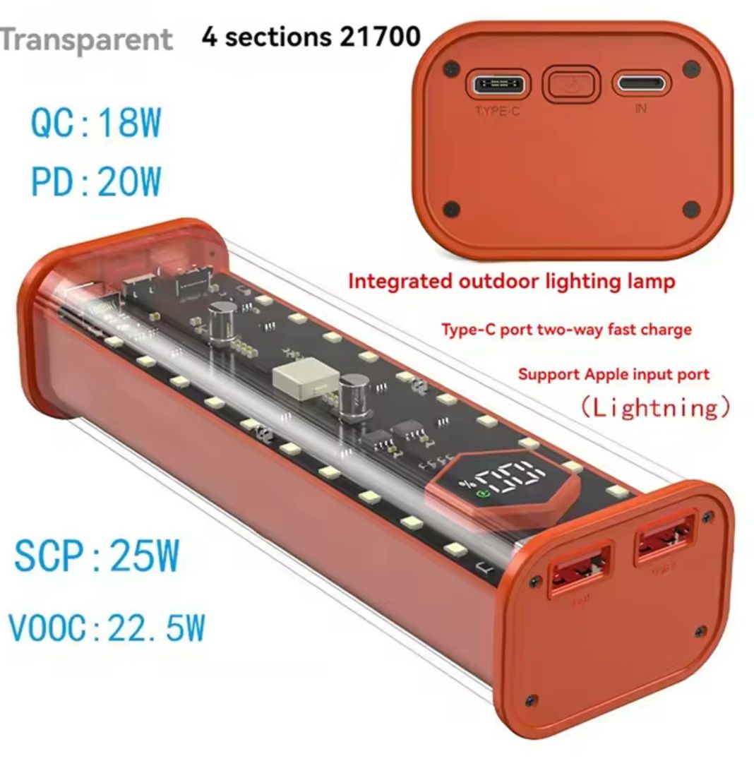 Корпус-кейс повербанку DIY 21700 16000mAh Powerbank