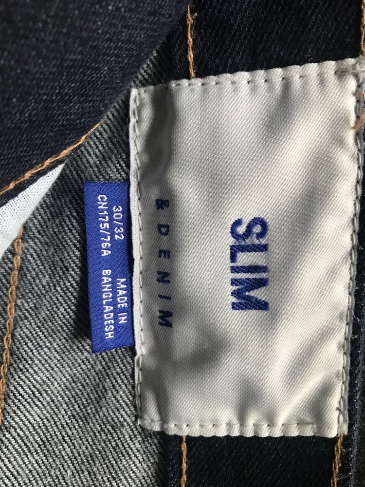 Jeansy slim h&m 30/32