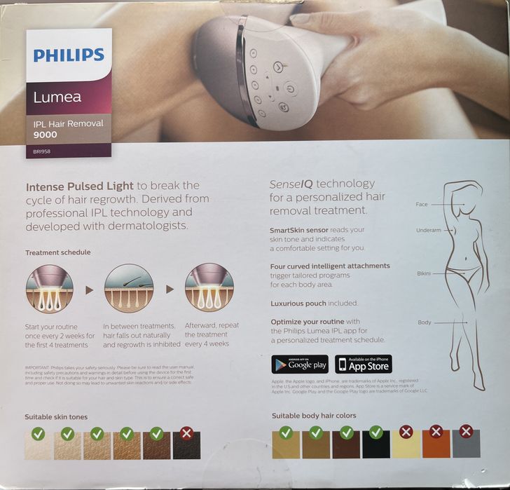 Фотоепілятор Philips Lumea BRI958/00 | Б/в