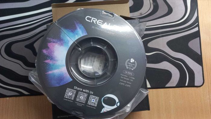 Пластик для 3D-принтера PETG Creality  Черный, Белый и другие
